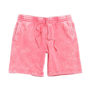 Vente en gros 2025 Respirant Nouveau Style Hommes 100% Coton Tissu Doublé Hip Hop Lavage À L'acide Shorts Confortables Couleur Personnalisée Taille Logo - Product Image 1