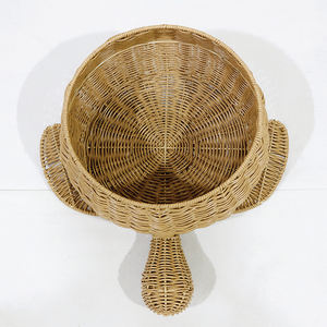Cesta de Almacenamiento de Ratán con Forma de Tortuga de la Fábrica Artex Dong Thap, Organizador de Juguetes para Cuarto de Niños - Product Image 2