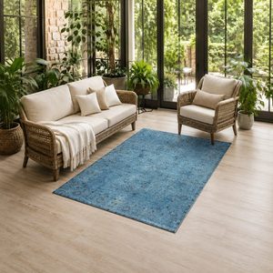 <b>RUGS</b> DEPOT LXDP-0613 Wholesale Blue Navy Contemporary Geometric Digital Printed Machine Washable Chenille Area <b>Rug</b> <b>Non</b> <b>Slip</b> - Product Image 6
