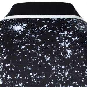 เสื้อโปโลสำหรับผู้ชายทรงสลิมฟิต OEM ดีไซน์แตกต่างกันสีตัดกันผ้าถักลายทึบ - Product Image 4