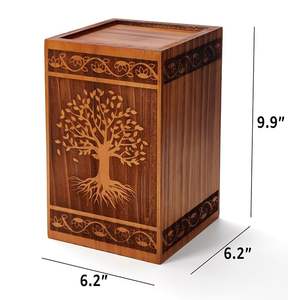 Urna cremación de madera de lujo con materiales de alta calidad para proporcionar a las familias comodidad y dignidad conmemorativa - Product Image 4