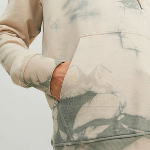 Sudadera con capucha de invierno con logotipo personalizado para hombre, sudadera deportiva teñida lisa con tinte de corbata, el mejor diseño de sublimación de bolsillo con capucha - Product Image 5