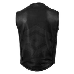 Chaleco de cuero de alta calidad 100% para hombre, diseño de moda transpirable para invierno, precio razonable - Product Image 4