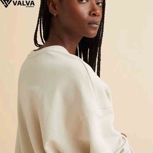 Sudadera con forro de invierno informal para mujer de etiqueta privada personalizada Sudaderas con capucha de tinte liso de algodón 100% personalizadas según su marca. - Product Image 6