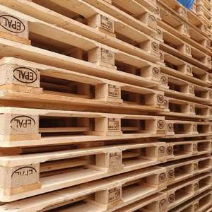 Euro Epal Palettes industrielles en bois écologiques à 4 voies, simple et double face, stock disponible à la vente immédiate - Product Image 6