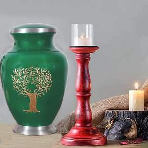 Aluminum Handcrafted Cremation Urn Adult Memorial Funeral <b>Keepsake</b> <b>for</b> Men Women Child and Casket <b>for</b> <b>Ashes</b> Adult Male - Product Image 2