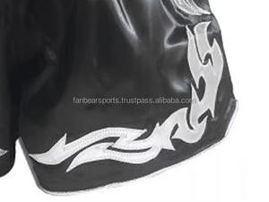 Shorts de Muay Thai imprimés de haute qualité, shorts de Muay Thai de couleur unie à vendre, fabriqués au Pakistan, service OEM, conception ODM - Product Image 5