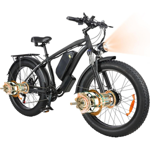 Vélo de montagne électrique 100-200CC, moteur de 3000W, batterie 48V 23Ah, autonomie de 80 milles, vitesse de 38 MPH, pneus larges de 26 pouces, Zhejiang - Product Image 4