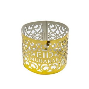 Collection de ronds de serviette en métal élégants LunaTwist pour les décors de table modernes - Product Image 4