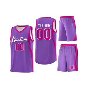 Uniforme de Baloncesto Personalizado de Moda al por Mayor, Camiseta y Pantalones Cortos de Baloncesto con Logotipo Personalizado por Sublimación, Ropa Deportiva - Product Image 1