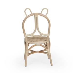 Chaise bébé en rotin naturel de qualité supérieure chaise élégante pour bébés bon prix chaises de salle à manger pour enfants de la maternelle - Product Image 3