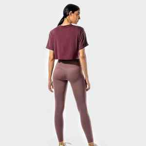 Camiseta Corta para Mujer, Ajuste Holgado, Verano, Informal, Moda, Impresión Personalizada Activada por el Sudor - Product Image 4