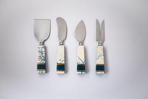 Ensemble d'outils pour le fromage Couverts de qualité supérieure pour la coupe et le service du fromage Hot Seller Gifting and Wedding Set 4 pièces en acier de haute qualité - Product Image 2