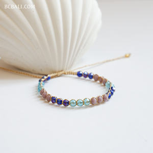 Handmade <b>crystal</b> beads <b>bracelet</b> exquisitely crafted with vibrant fashion beads and charming accents perfect as a thoughtful gift - Product Image 4