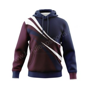 เสื้อฮู้ดและสเวตเตอร์ผ้าฝ้ายโพลีเอสเตอร์พิมพ์ซับลิเมชันใช้ได้ทั้งชายและหญิง - Product Image 6