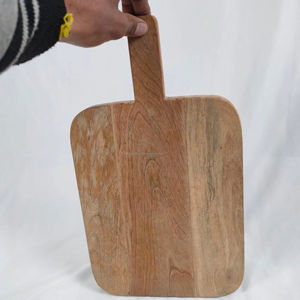 Mini Tabla de Cortar de Madera de Mango con Mango, Color Marrón Natural, Sostenible, Apta para Lavavajillas, Rectangular, Accesorios para Cuchillos de Cocina - Product Image 1