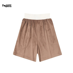 Shorts en velours côtelé élastique de haute qualité pour hommes, coupe ample, vêtements de fabricant haut de gamme, écologiques, séchage rapide, respirants - Product Image 5