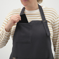 Tablier de chef ou de serveur professionnel à bon prix par Red Pear Sports Bretelles réglables avec poches Boucle de serviette pour la cuisine