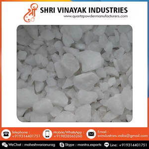 High Purity 99.89% 5N <b>Refractory</b> Usage Silica Quartz Lump - Product Image 3