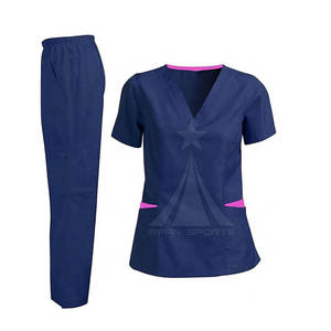 Ensemble d'uniformes médicaux d'hôpital, vêtements de travail pour infirmières, vêtements professionnels confortables et durables, blouses médicales pour infirmières - Product Image 4