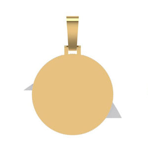 Brillante radiante de moda superventas de alta calidad Moissanite colgante encanto 10K oro corte VVS2 joyería regalo para hombres mujeres fiesta - Product Image 2