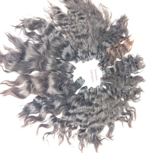 100% Extensions de cheveux pour femmes noires vierges vietnamiennes brutes naturelles non transformées Machine à tisser à vague profonde en vrac Double trame brute - Product Image 3