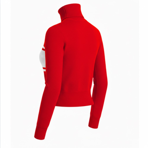 Delta |   Sigma |   Pull à col roulé pour femme Theta Sorority, tricoté, col montant, décontracté, style polo - Product Image 3