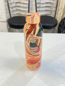 Best Selling 2L Unisex Copper <b>Water</b> <b>Bottle</b> High Quality Handmade Hammered <b>Metal</b> Direct India Camping Party Decorative Purpose - Product Image 4