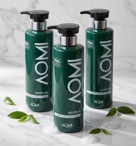 Shampoo à l'extrait de feuilles de thé vert coréen 500 ml, gel, antipelliculaire, stimulant la croissance des cheveux et prévenant la chute, équilibre de l'hydratation, OEM/ODM - Product Image 1