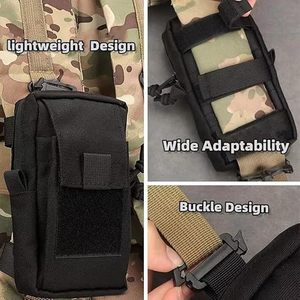 Pochette tactique de survie camouflage pour le transport quotidien, étanche, avec système Molle, sac banane médical - Product Image 6