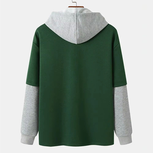 Sweat à capuche confortable de qualité supérieure 400GSM pour homme, sweat à capuche court, logo personnalisé, broderie délavée, patch, sweat à capuche confortable - Product Image 3