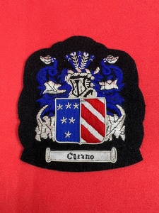 Badges en fil de métal brodés à la main porte-badge de poche Premium-Badges en tissu sergé personnalisés Premium - Product Image 5