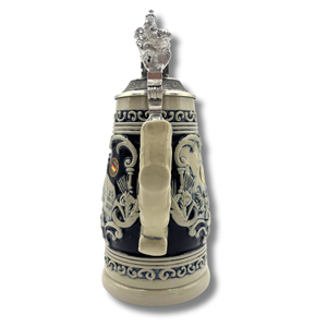 Hofbraeuhaus Muenchen Oktoberfest Edición especial Relief Stein "425 años" Gris-Azul 1 L Steins de cerveza para bebida - Product Image 2