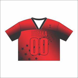Wholesale Custom Oversized <b>Cropped</b> Tee <b>Top</b> for <b>Men</b> Streetwear Jersey Logo Print Football Practice Mesh T-Shirt Soccer Sportswear - Product Image 3
