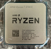 Nouveau processeur de bureau 6 cœurs 16 threads 3,8 GHz débloqué LGA 1151 64 bits pour AMD Ryzen 5 5700X