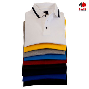 Camisetas Polo Personalizadas para Hombre RYAN PRO GEAR, Logotipo Personalizado en la Parte Delantera, Tejido de Viscosa/Poliéster Antiarrugas, Manga Corta, Servicio ODM - Product Image 4