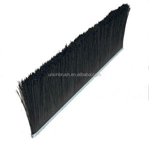 Brosse à bande flexible en nylon à poils métalliques, bande de scellement industrielle, brosses à bande droite en acier - Product Image 2