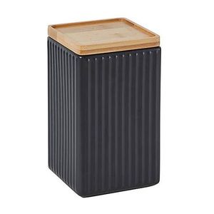 Metal <b>container</b> <b>box</b> sugar pot with antique finish perfect for storing sugar in a charming rustic kitchen - Product Image 4