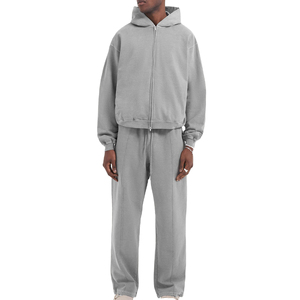 Top Selling tracksuit Custom Logo Blank Pullover Tracksuits Vintage <b>Oversize</b> Acid Wash Two Piece <b>Jogger</b> Set Men's Tracksuit 2026 - Product Image 1