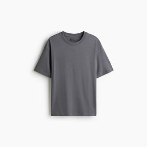 Camiseta Holgada Informal para Hombre, Camiseta de Algodón Cómoda de Talla Grande, Manga Corta, Estilo Urbano Informal, Top de Verano - Product Image 1