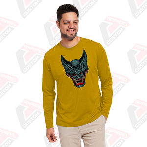 Heritage T-shirt en jersey de coton à manches longues pour homme Appliques de confort d'été écologiques disponibles Styles de velours côtelé batik denim - Product Image 5