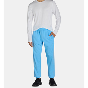 Pantalons athlétiques pour hommes Pantalons de survêtement décontractés avec poches zippées Vêtements de sport à séchage rapide Pantalons droits et amples pour hommes - Product Image 2