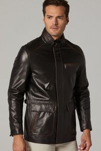 Chaquetas de cuero genuino de alta calidad: un elemento básico de moda clásico Durabilidad atemporal Elegancia elegante Moda Mate Brillante - Product Image 6