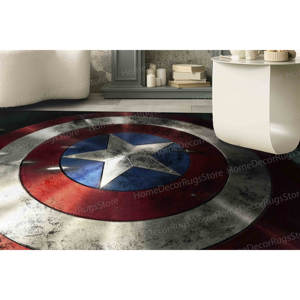 Alfombra de Lana con Diseño Geométrico Tradicional, Grosor Medio, Antideslizante, con Base de Látex, para Comedor, Alfombra Suave - Product Image 4