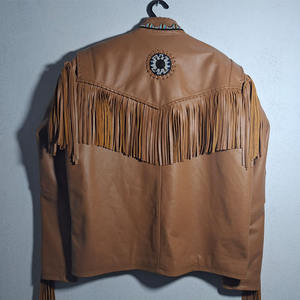 Vestes en Cuir de Cowboy pour Hommes Style Européen Dernière Conception Prix Pas Cher - Product Image 6