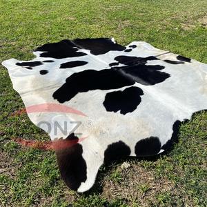 ISONZ Piel de vaca natural con pelo, marrón y blanca, al por mayor, atractiva, de 1.2-2.0mm de grosor, 30 pies, tamaño personalizado para calzado - Product Image 3