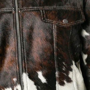 Blouson Bomber Homme 2026 en Cuir de Mouton Véritable B3, Col Montant Chaud pour l'Automne, Logo Frontal, Fabricant OEM - Product Image 4