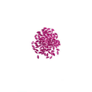 Pierre précieuse naturelle de rubis africain non traité, taille brillant marquise 2,5x5mm et taille émeraude 3x6mm, pierre précieuse jaune à facettes, en vrac - Product Image 4