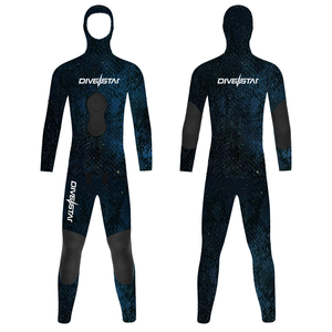 Combinaison de plongée et de pêche sous-marine DIVESTAR, logo personnalisé, camouflage, deux pièces, 3 mm, 5 mm, opencell, imperméable, pour adulte - Product Image 4