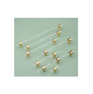 Tirador acrílico de alambre para cajón, tiradores de tocador, pomo para puerta de armario de cocina, tiradores acrílicos transparentes y pulido brillante hecho a mano - Product Image 6